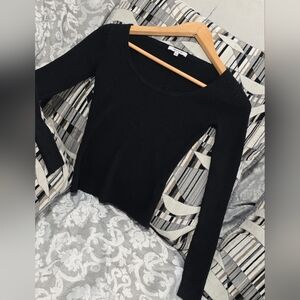 Madewell Black Long Sleeve Blouse